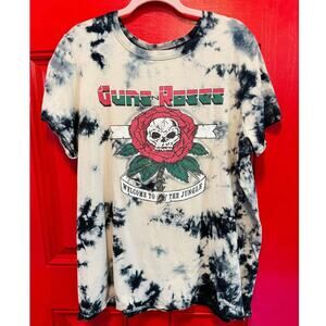 Torrid 2 (2X 18/20) Guns N Roses Skull Tie Dye Rock 80s Metal Concert T Shirt